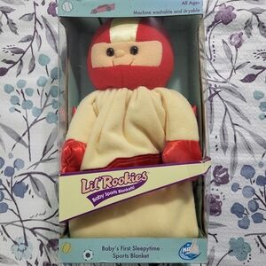 Komet Creations Lil' Rookies Baby Sports Blanket, Race Car Driver, NIB